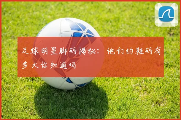 足球明星脚码揭秘：他们的鞋码有多大你知道吗