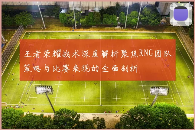 王者荣耀战术深度解析聚焦RNG团队策略与比赛表现的全面剖析